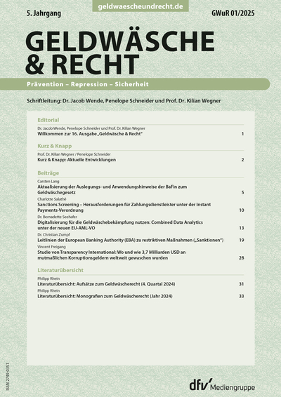 Geldwäsche & Recht